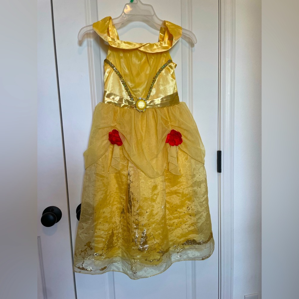 Girls Princess Belle Dress